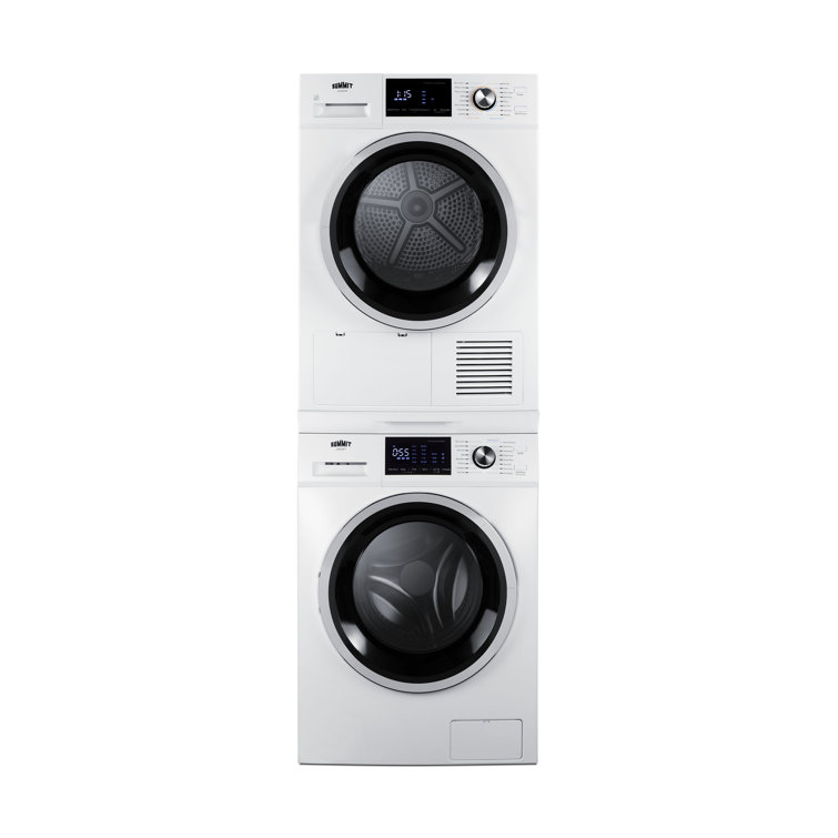 Summit Appliance Washer & Dryer Set with Stackable 2.7 Cubic Feet Front